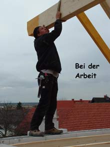 Klaus bei der Arbeit